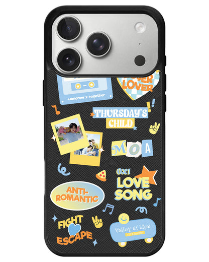 iPhone Leather Grip - TXT Sticker