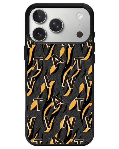 iPhone Leather Grip - Tiger Monogram 1.0