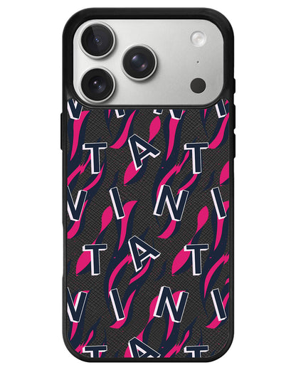 iPhone Leather Grip - Tiger Monogram 2.0