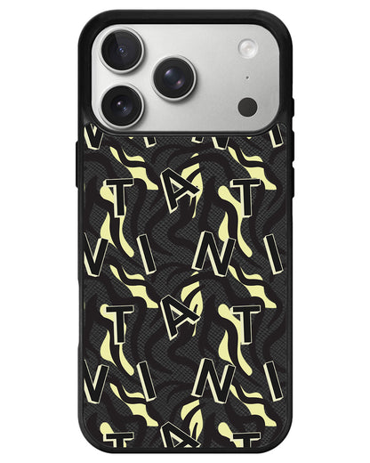 iPhone Leather Grip - Tiger Monogram 3.0