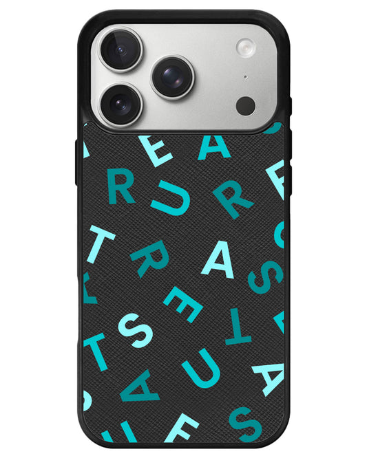 iPhone Leather Grip - Treasure Monogram