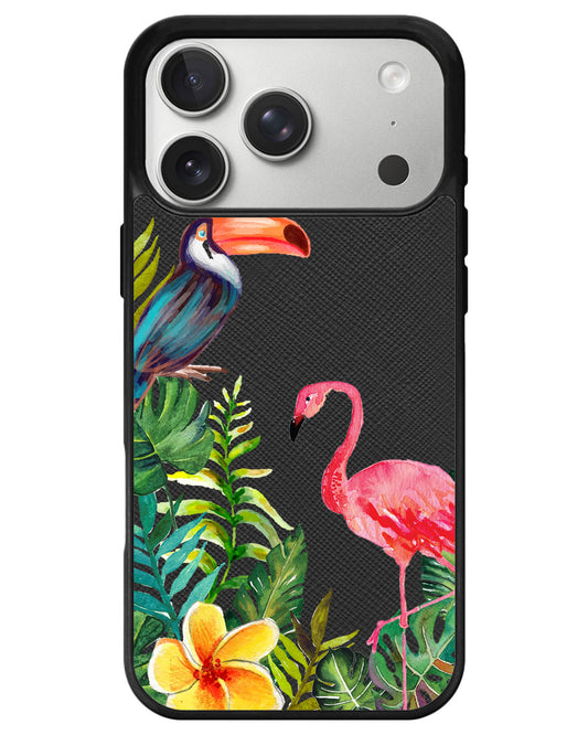 iPhone Leather Grip - Tropical