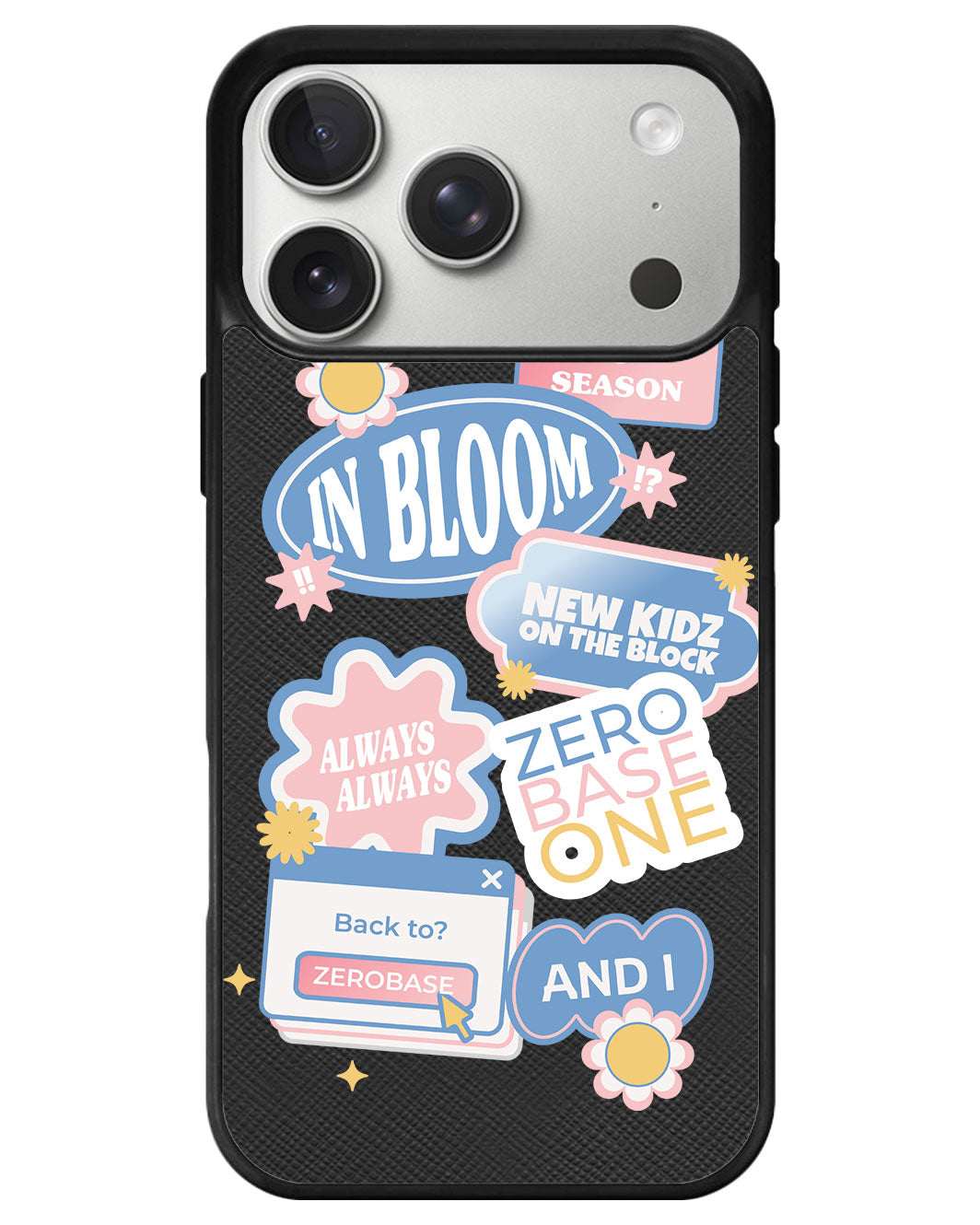 iPhone Leather Grip - Zerobaseone Song Sticker Pack