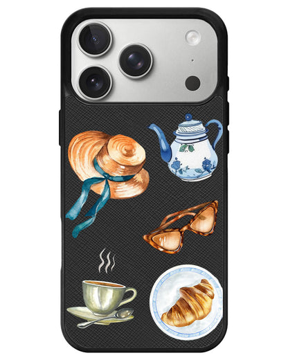 iPhone Leather Grip - Afternoon Tea