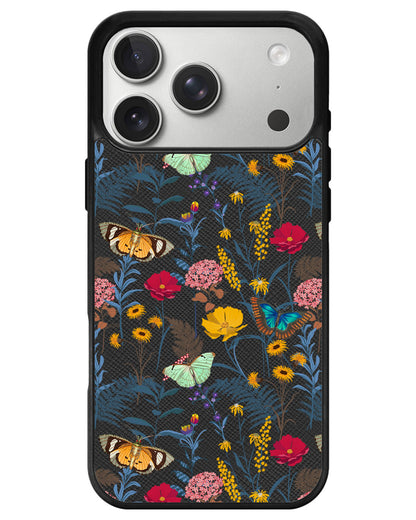 iPhone Leather Grip - Flora Magnolia