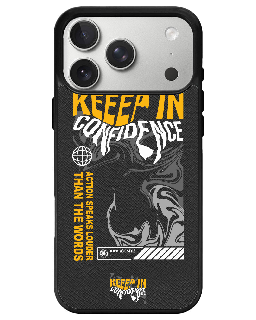 iPhone Leather Grip - Keep in Confidence