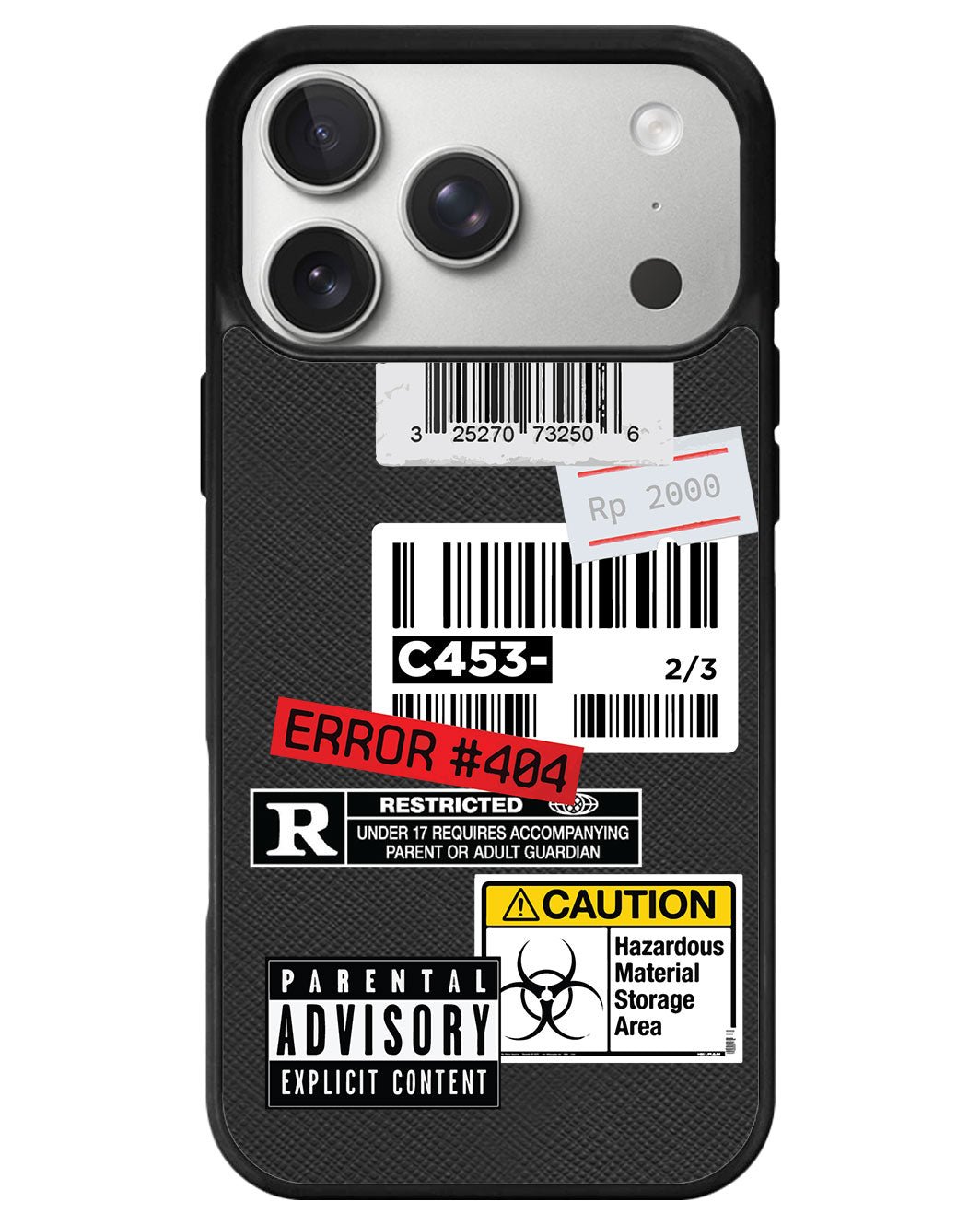 iPhone Leather Grip - Label Sticker Pack