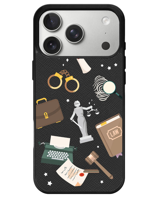 iPhone Leather Grip - Lawyer