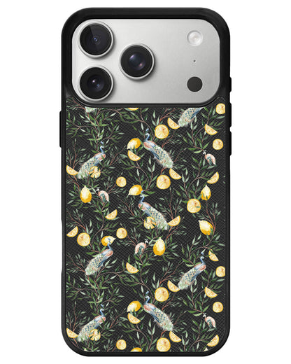 iPhone Leather Grip - Limone