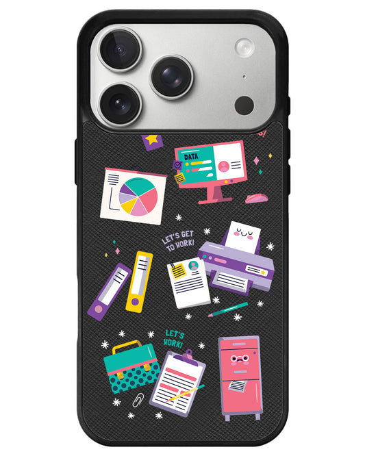 iPhone Leather Grip - Officer