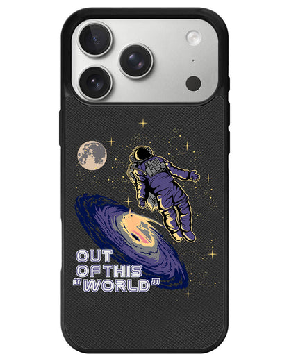 iPhone Leather Grip - Out Of This World
