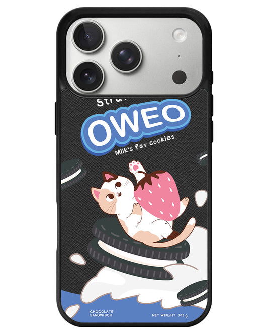 iPhone Leather Grip - Oweo Cat