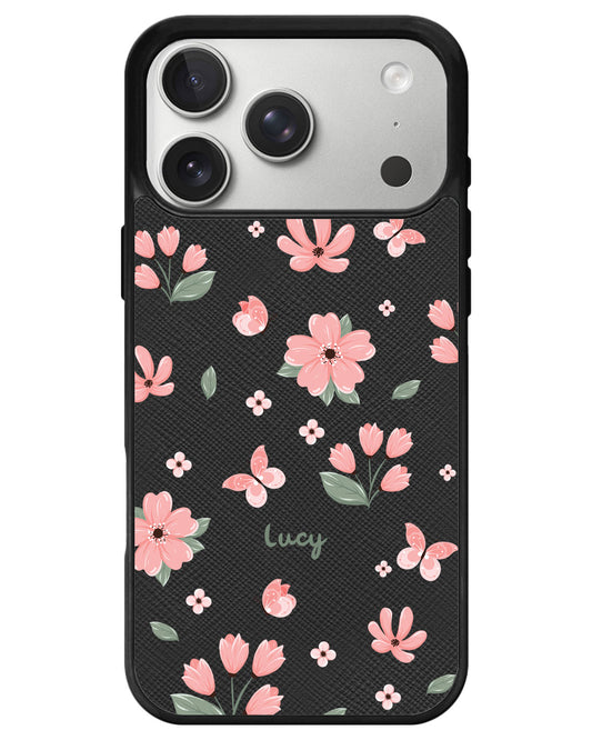 iPhone Leather Grip - Pink Delight