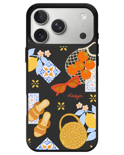 iPhone Leather Grip - Santorini