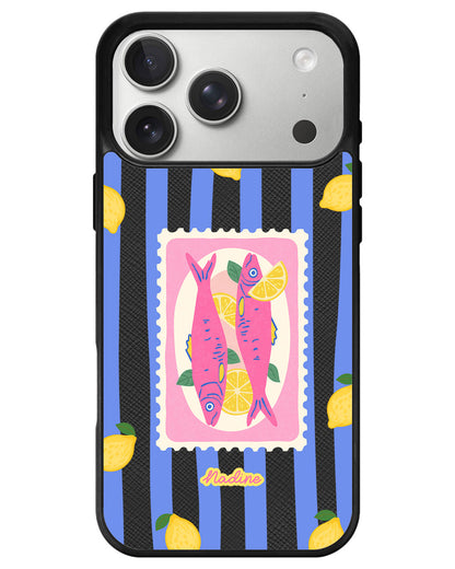 iPhone Leather Grip - Sardines 2.0