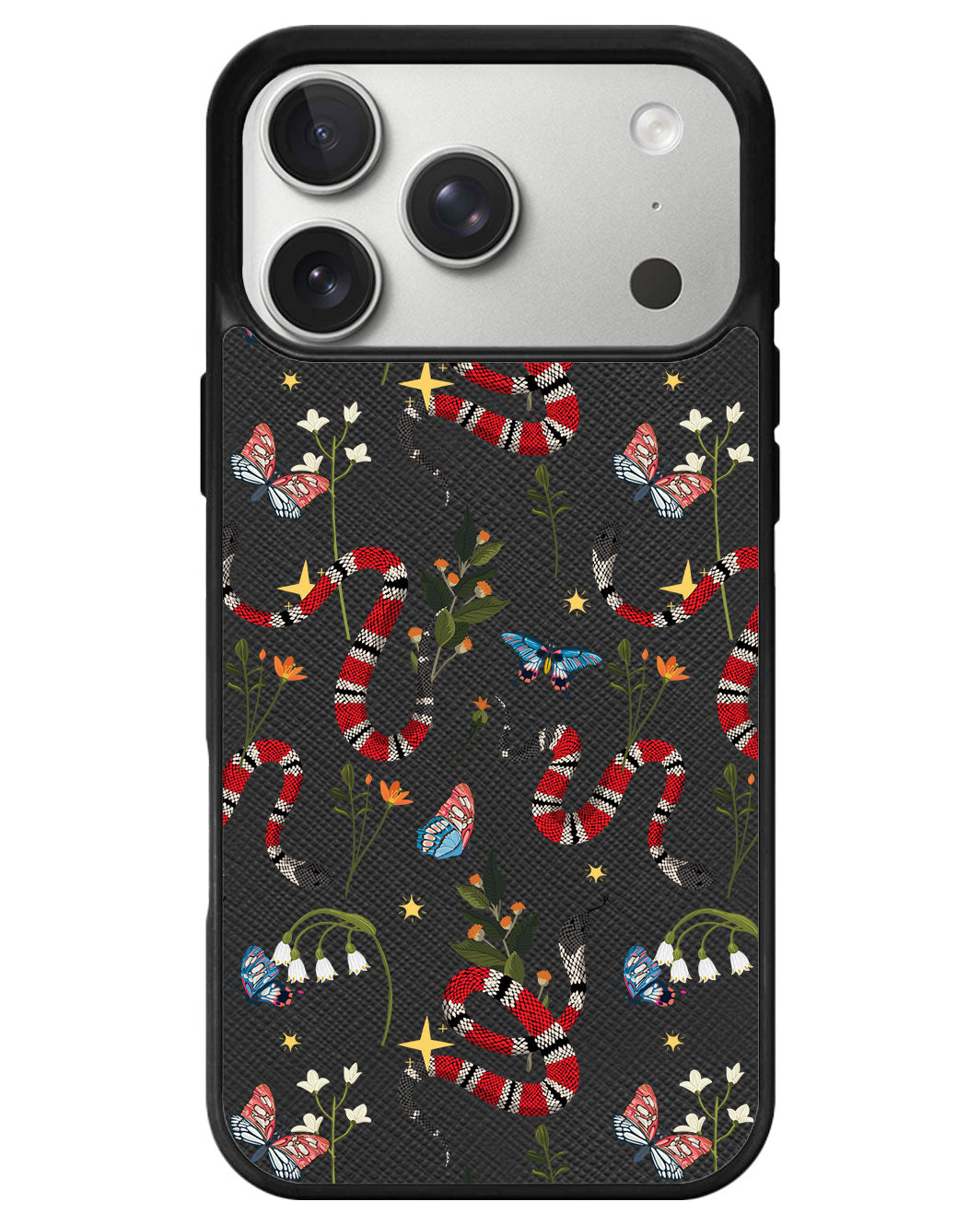 iPhone Leather Grip - Serpente