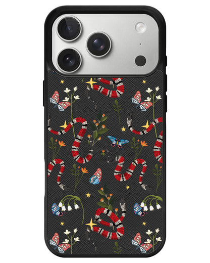 iPhone Leather Grip - Serpente