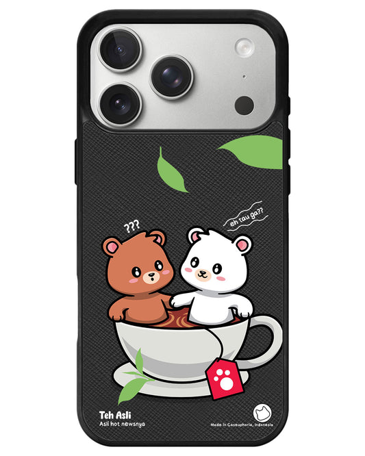 iPhone Leather Grip - Spill the Tea