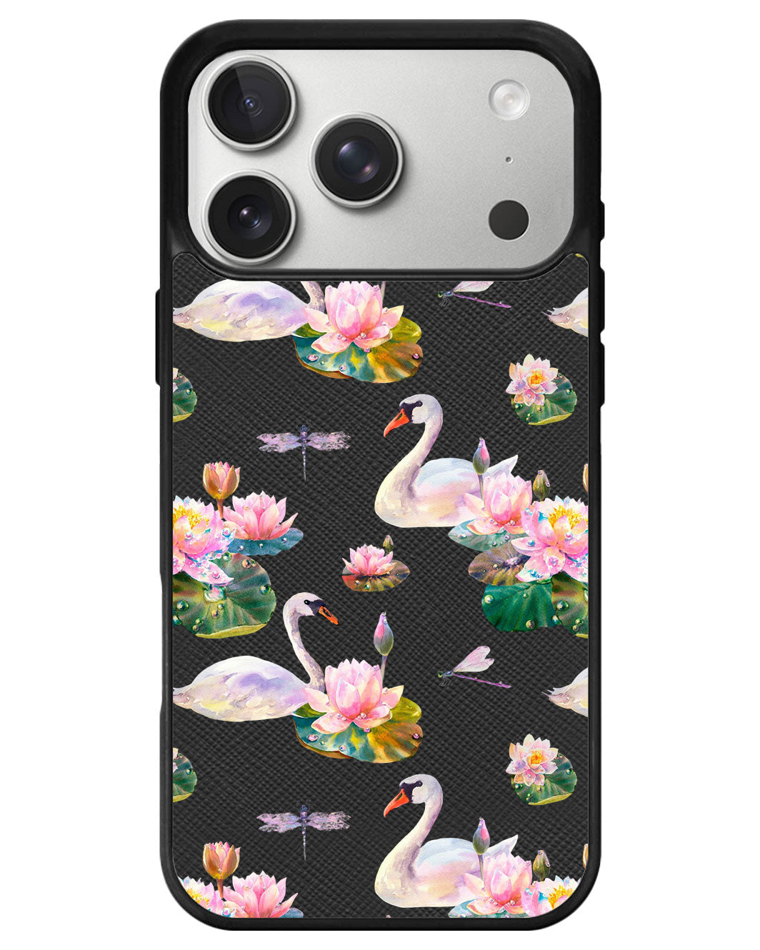 iPhone Leather Grip - Swan
