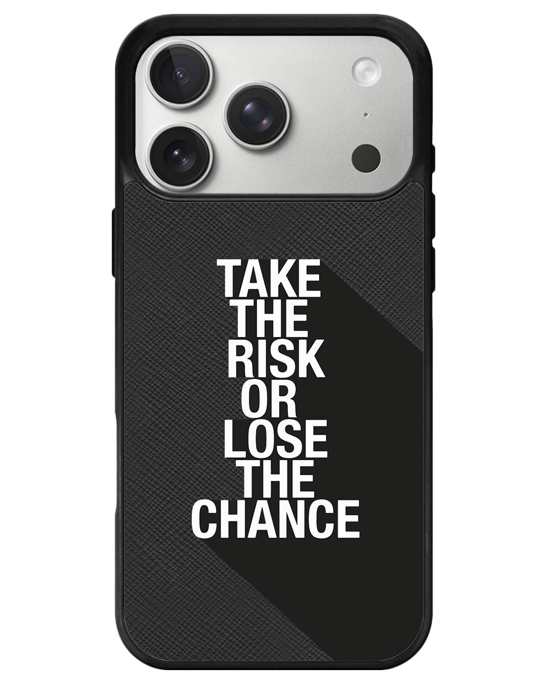 iPhone Leather Grip - Take The Risk