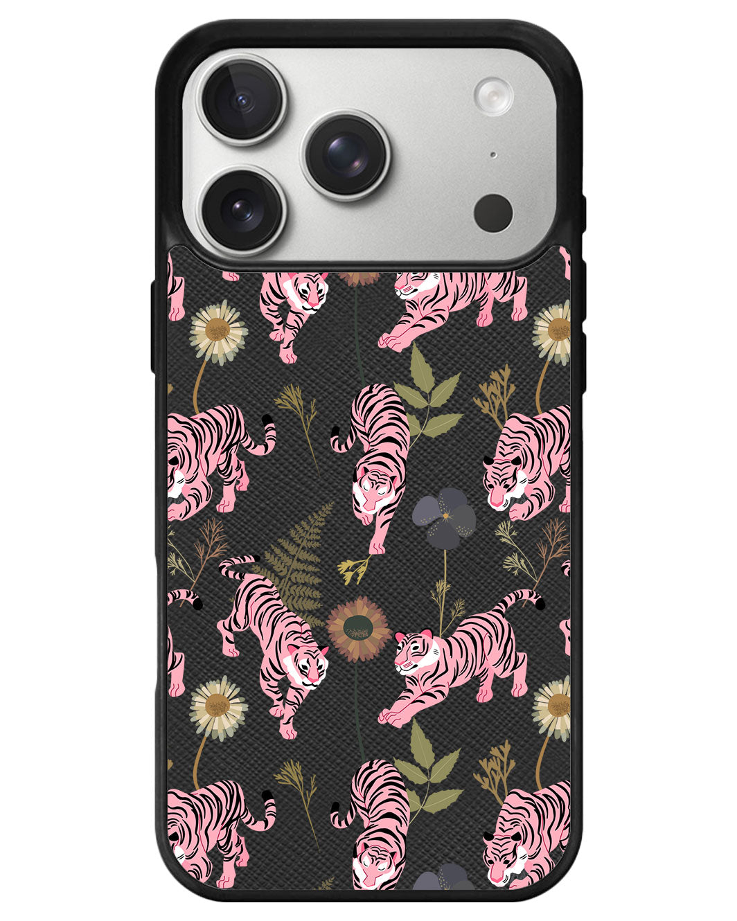 iPhone Leather Grip - Tigre Rosa