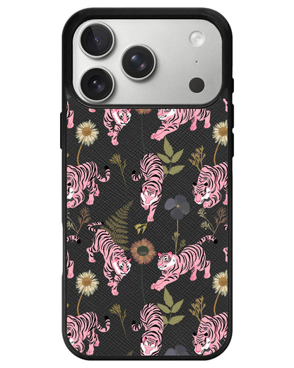 iPhone Leather Grip - Tigre Rosa