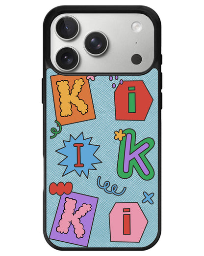 iPhone Leather Grip - Adorable Monogram