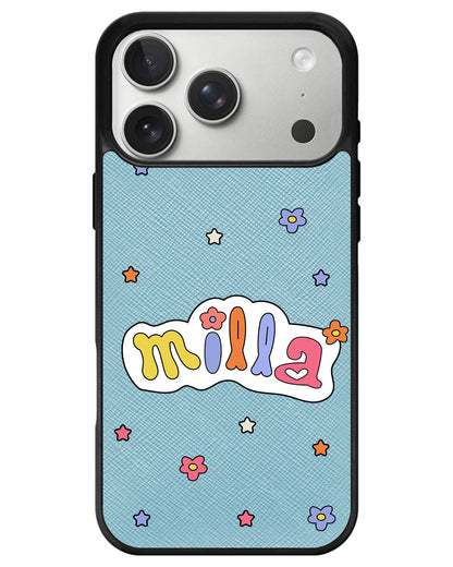 iPhone Leather Grip - Adorable Monogram 5.0