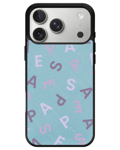 iPhone Leather Grip - Aespa Monogram