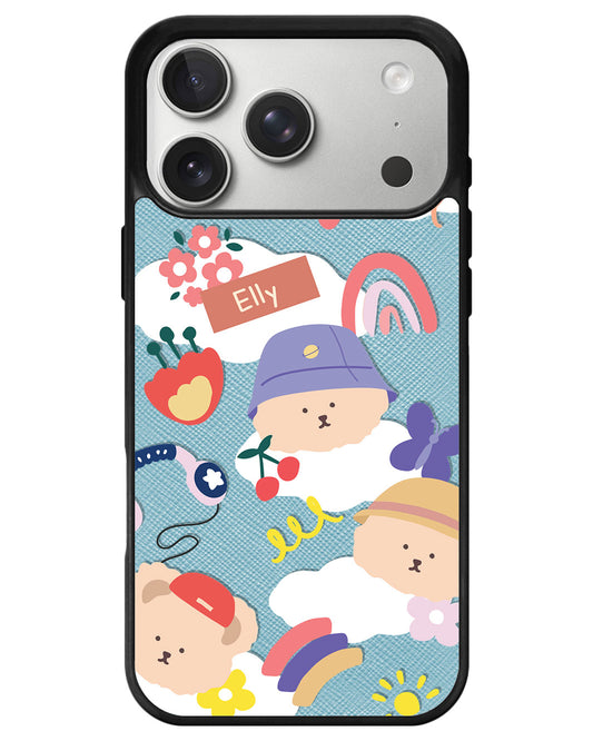 iPhone Leather Grip - Bear in Style