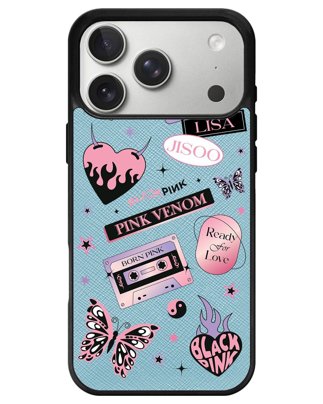 iPhone Leather Grip - Blackpink Born Pink