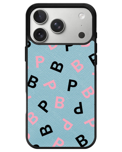 iPhone Leather Grip - Blackpink Monogram