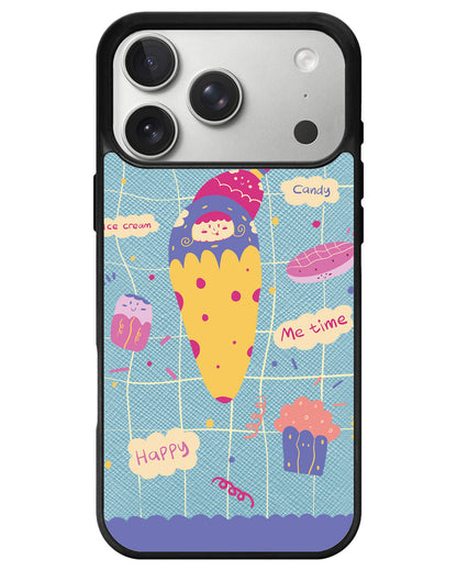 iPhone Leather Grip - Candy Doodle