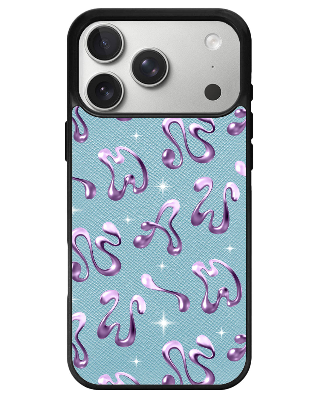 iPhone Leather Grip - Chrome Monogram 4.0