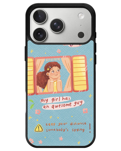 iPhone Leather Grip - Crush Girl (Couple Case)
