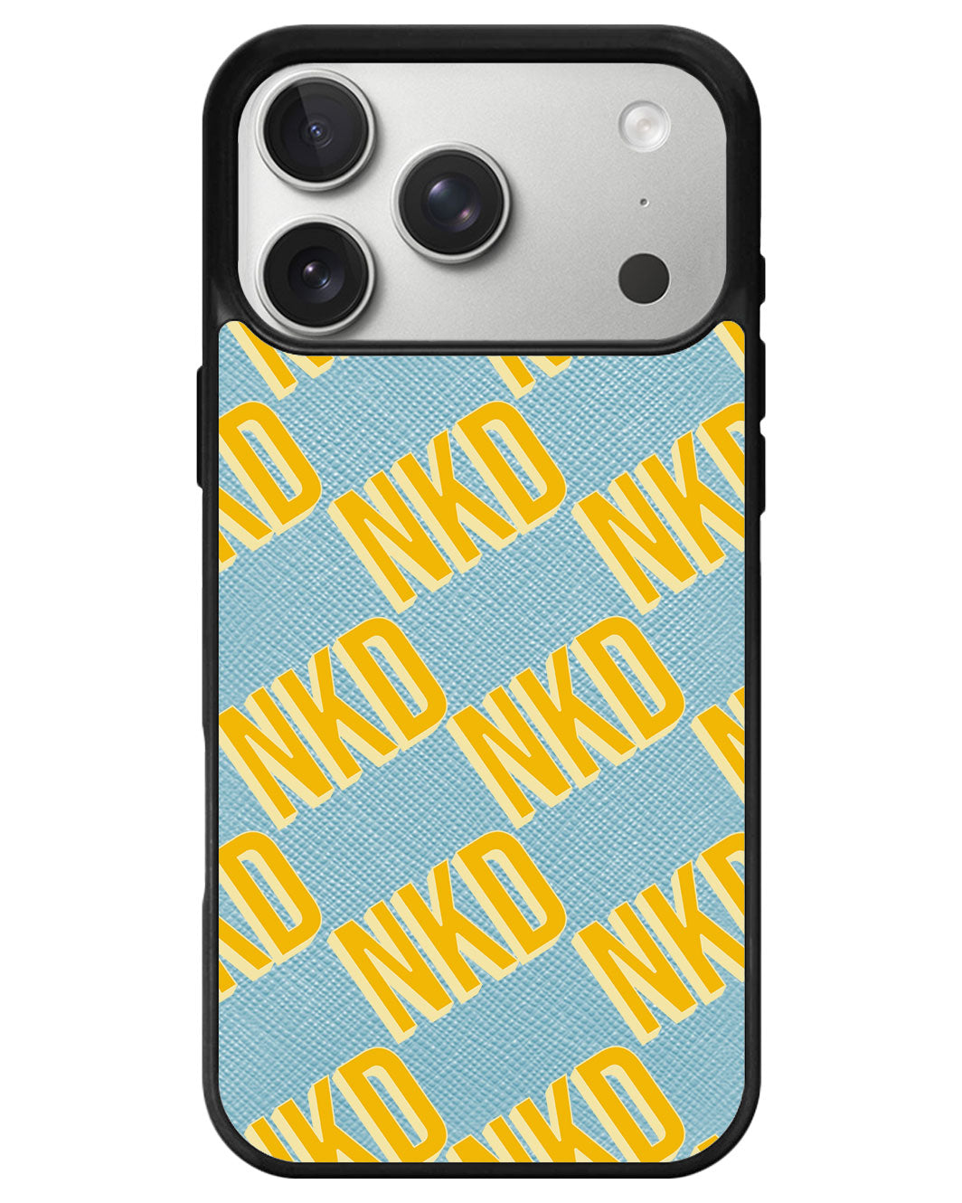 iPhone Leather Grip - Diagonal Initial Monogram 1.0