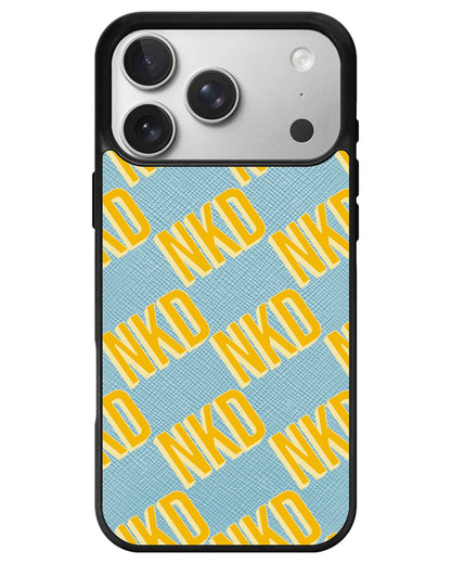 iPhone Leather Grip - Diagonal Initial Monogram 1.0