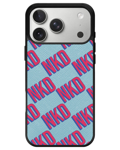 iPhone Leather Grip - Diagonal Initial Monogram 2.0