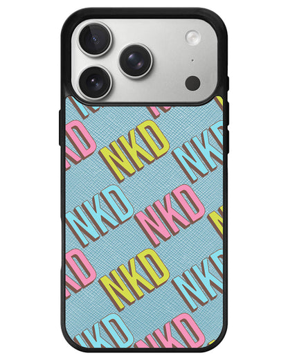 iPhone Leather Grip - Diagonal Initial Monogram 3.0