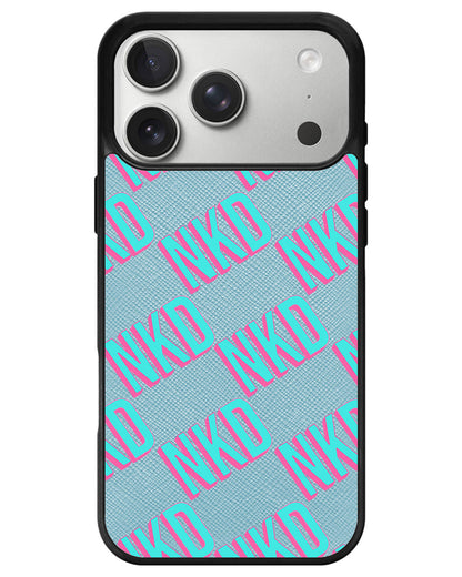 iPhone Leather Grip - Diagonal Initial Monogram 4.0