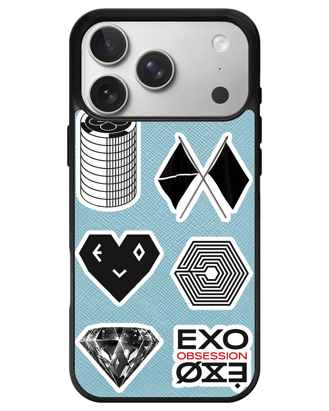 iPhone Leather Grip - EXO Sticker Pack