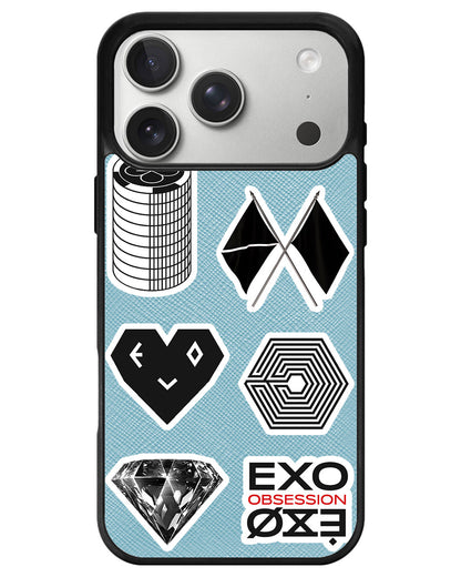 iPhone Leather Grip - EXO Sticker Pack