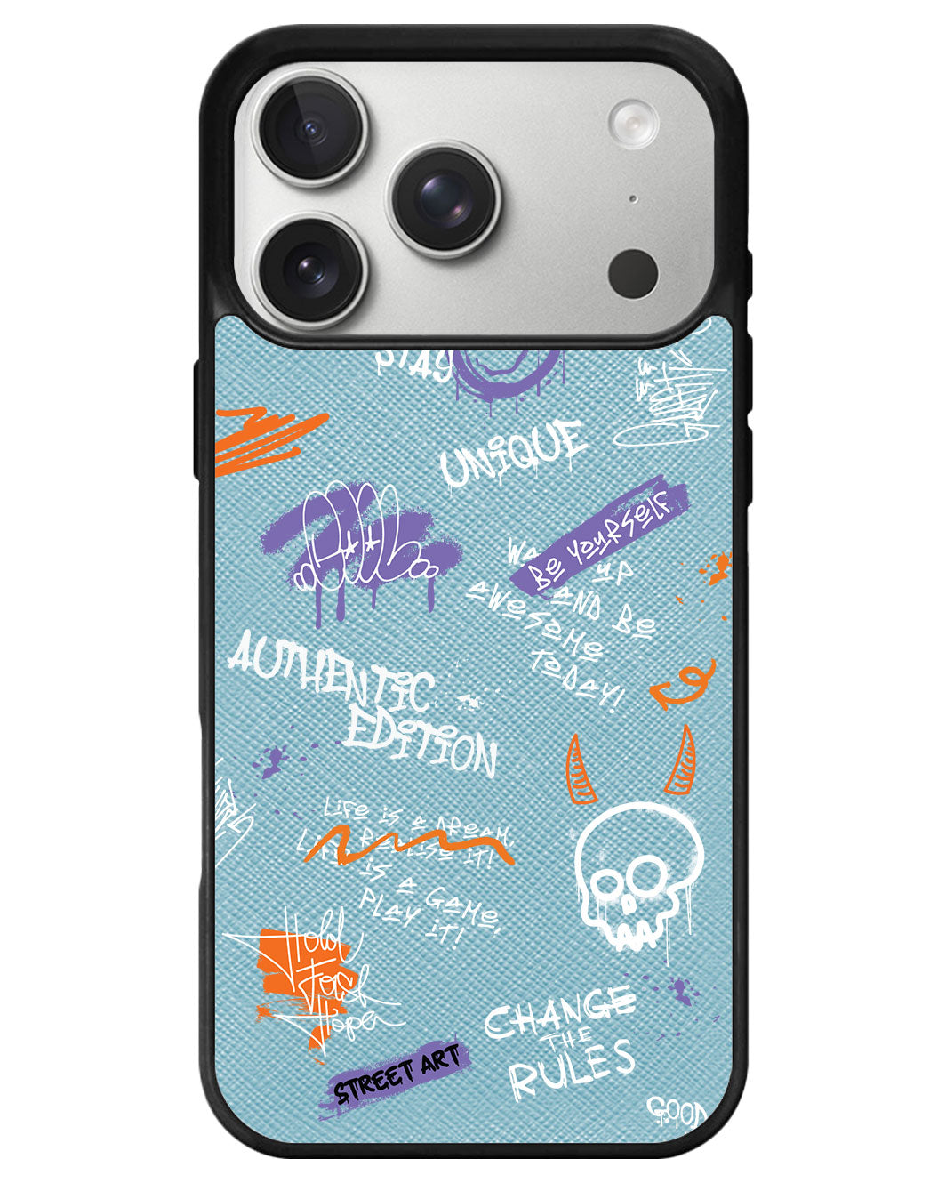 iPhone Leather Grip - Graffiti 1.0