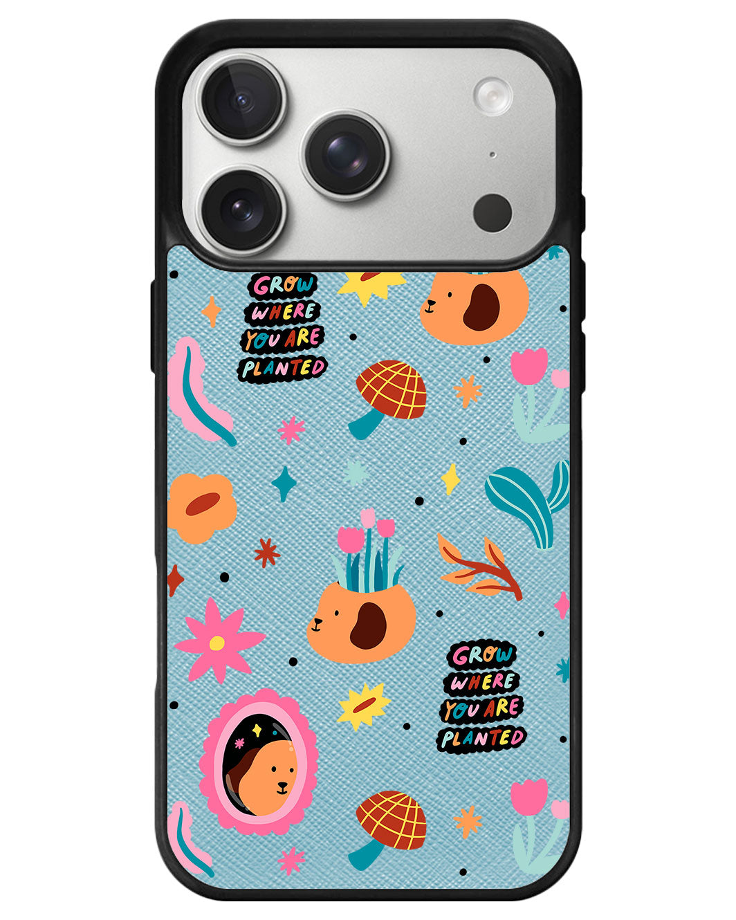 iPhone Leather Grip - Grow and Bloom