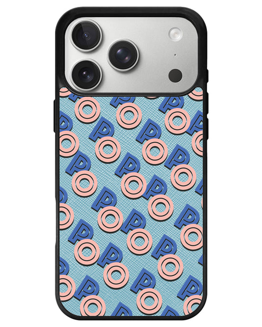 iPhone Leather Grip - Initial Monogram 1.0
