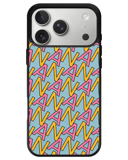 iPhone Leather Grip - Initial Monogram 3.0