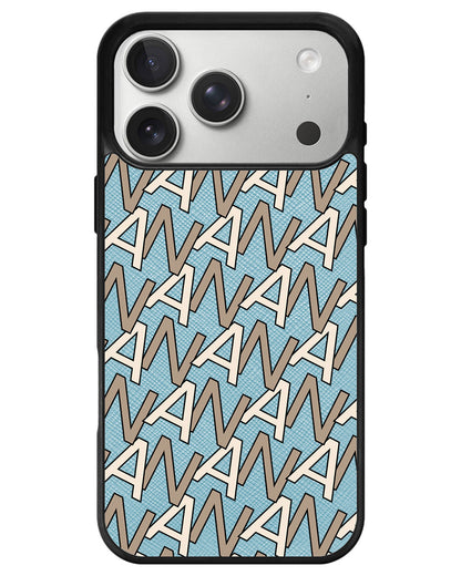 iPhone Leather Grip - Initial Monogram 4.0