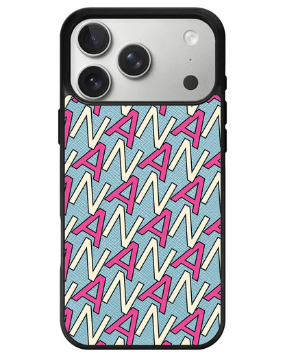 iPhone Leather Grip - Initial Monogram 6.0