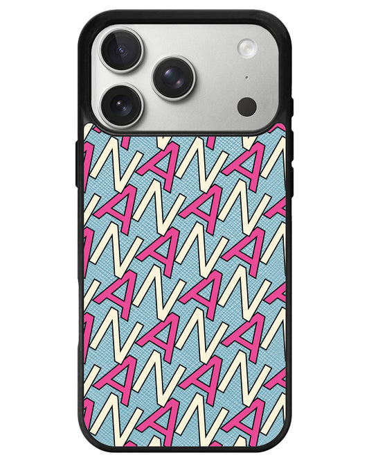 iPhone Leather Grip - Initial Monogram 6.0