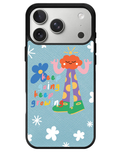 iPhone Leather Grip - Keep Growing